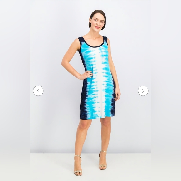 ❤️ CALVIN KLEIN TIE DYE TANK JERSEY DRESS, 8 - Picture 2 of 10